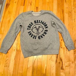 True religion brand sweatshirt.